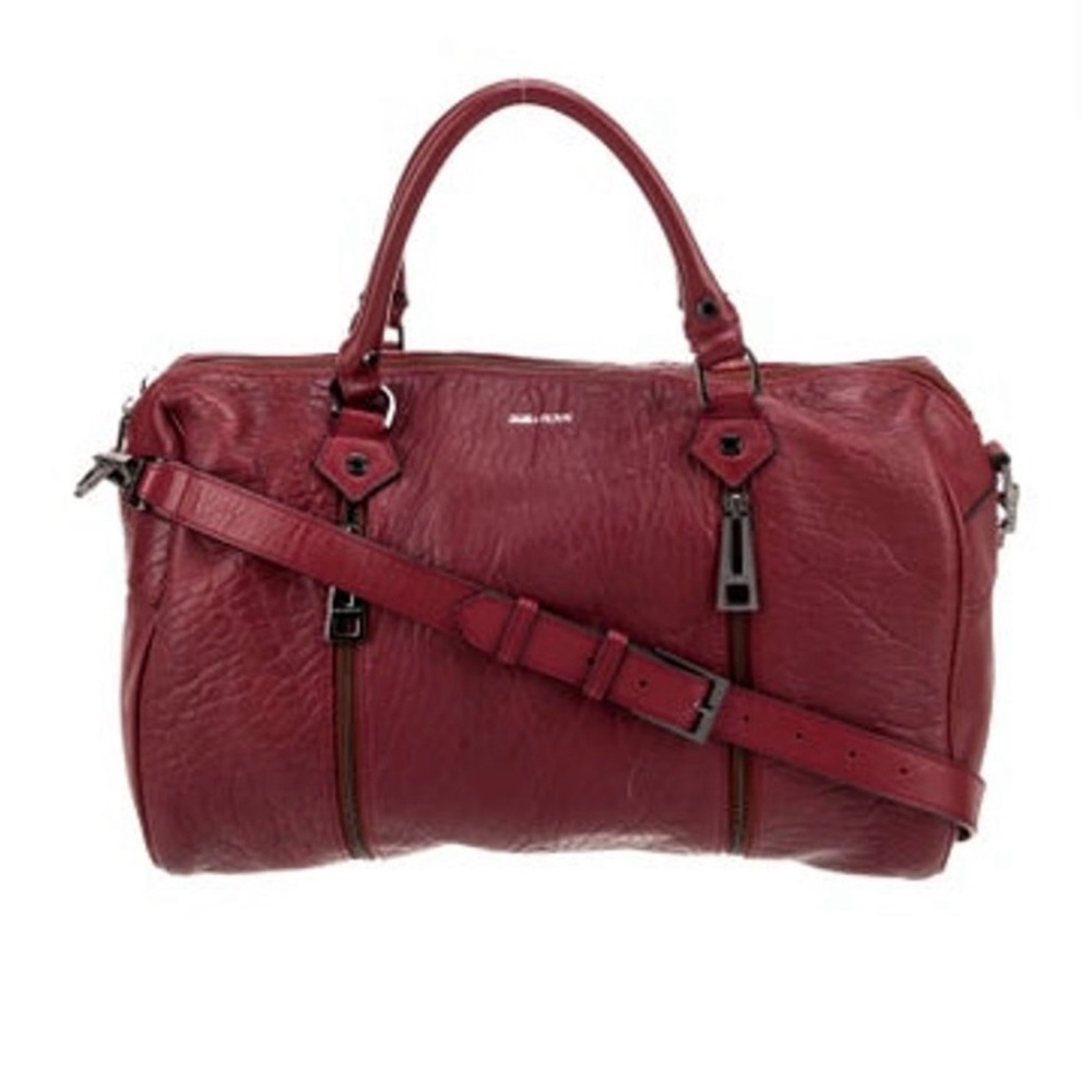 Zadig & Voltaire Red Tote Bag in Burgundy